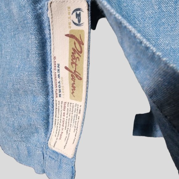 Mens VINTAGE PHAT FARM Denim Embroidered Size XL - Picture 12 of 15